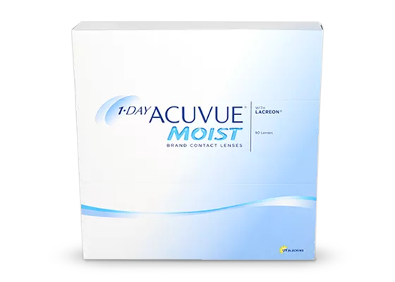 1-DAY ACUVUE MOIST 90 Pack