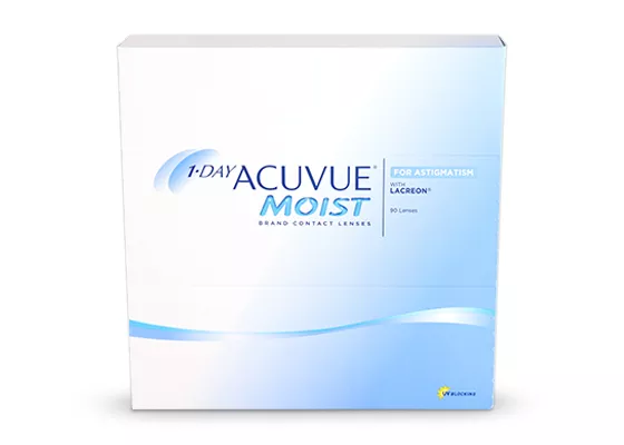 1-DAY ACUVUE MOIST FOR ASTIGMATISM 90 Pack