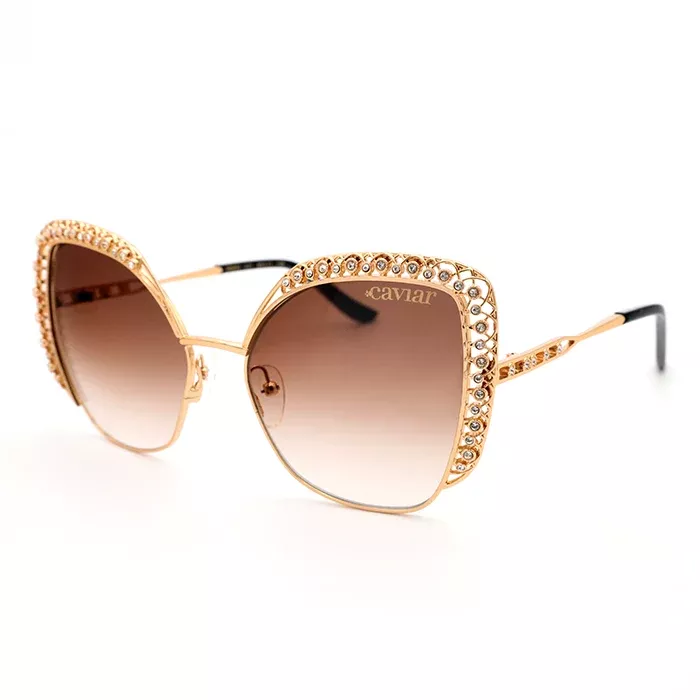 6893 Crystal Cat-eye Sunglasses