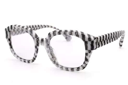 A03510 Damier Square Eyeglasses