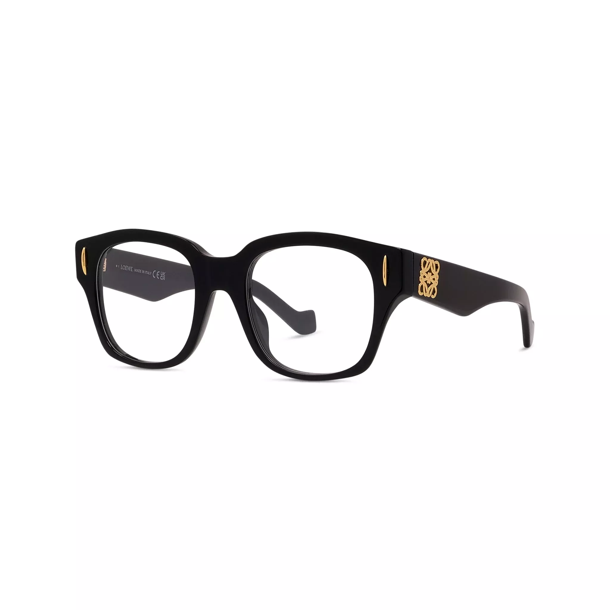 Black Geometric Eyeglasses