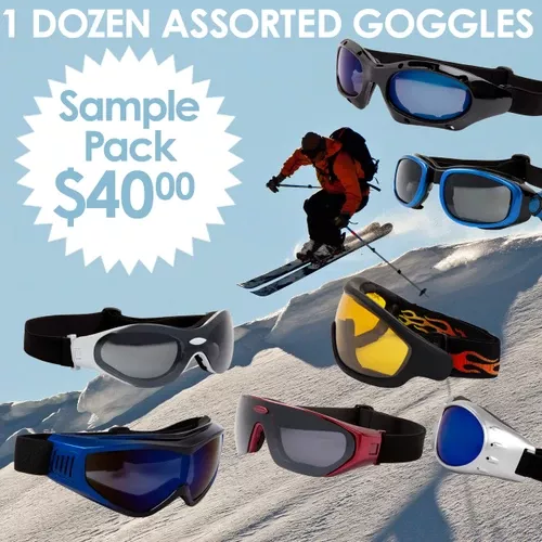 Goggles Sample Pack SPAGO (12 pcs.) Assorted Goggles