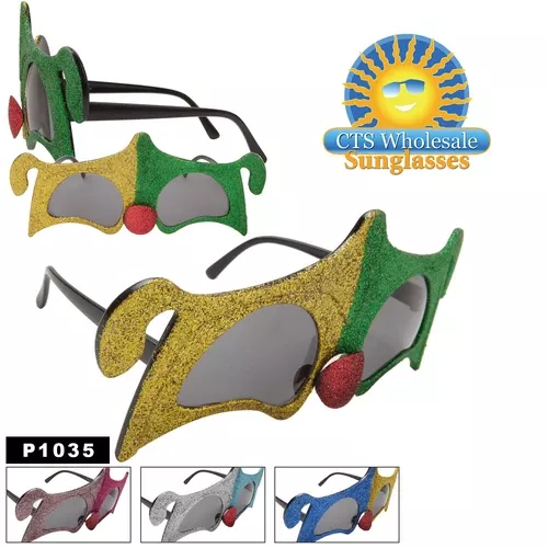 "Jester" Party Glasses~ P1035 (12 pcs.) (Assorted Colors)