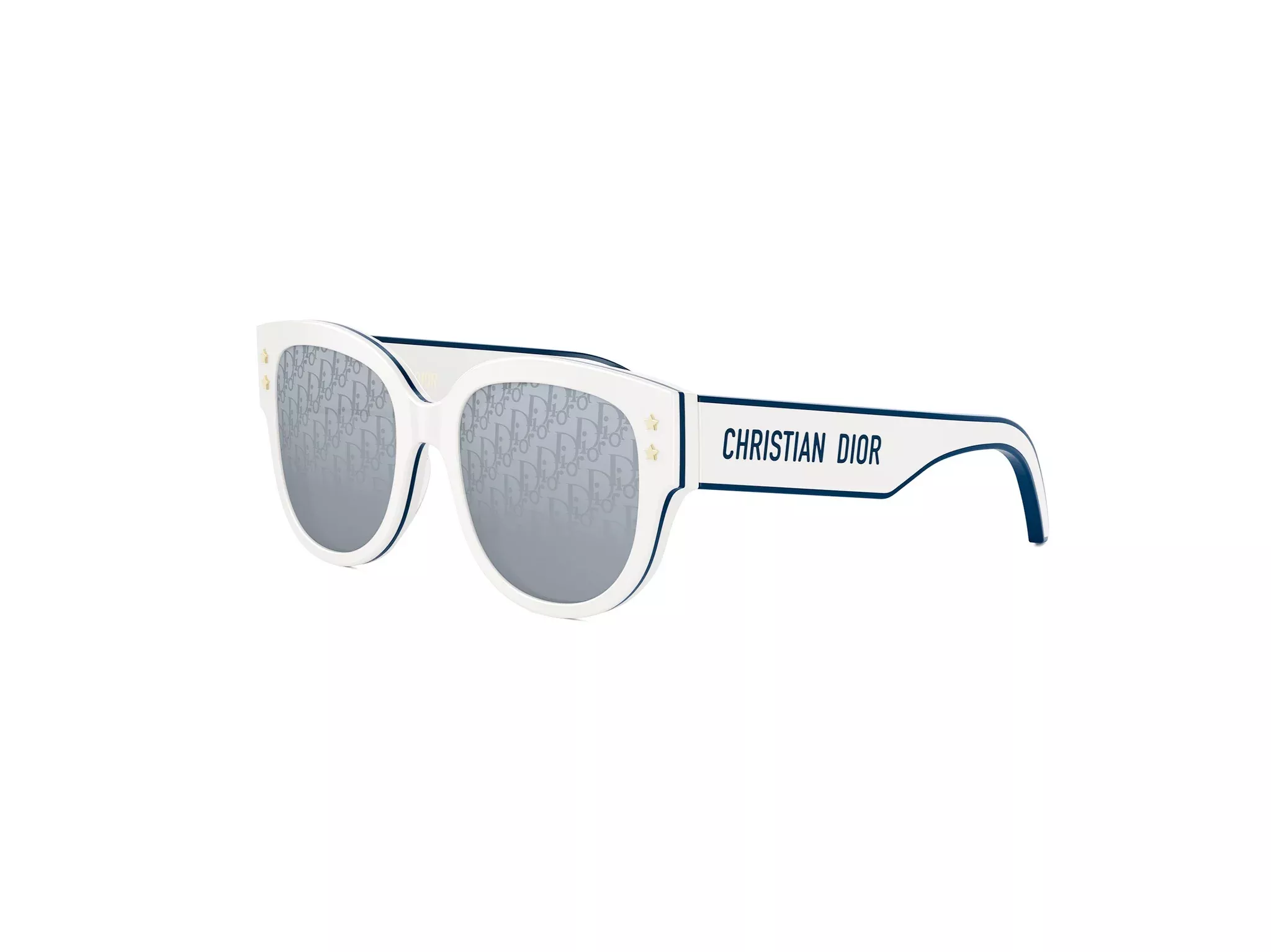 White Butterfly Acetate Sunglasses
